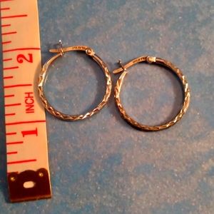 Silver Hoop Earrings